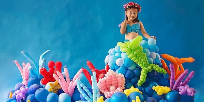 Anak Ruben Onsu Mendadak Jadi Mermaid, Kok Bisa?