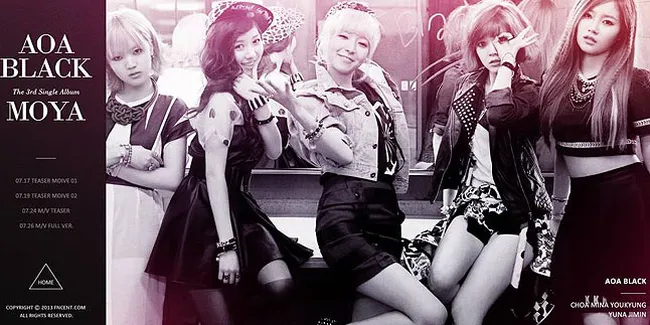 AOA Black Ungkap Jadwal Perilisan Teaser Single 'MOYA'