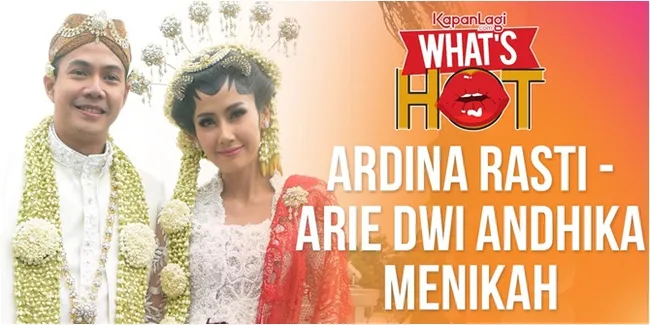 Ardina Rasti - Arie Dwi Andhika Resmi Menikah, Simak Videonya