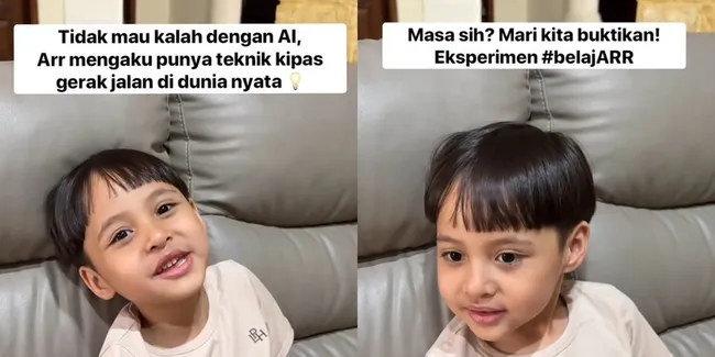 Arrasya Anak Tasya Kamila Ungkap Bisa Buat Kipas Berjalan, Punya Rumus Sendiri Tanpa Bantuan AI