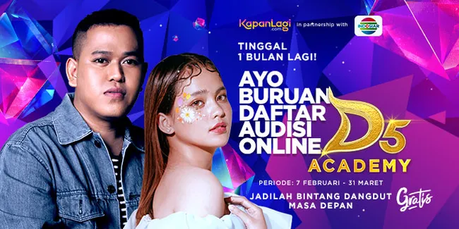 Audisi Online D'ACADEMY 5 Tinggal 1 Bulan Lagi, Yuk Buruan Daftar
