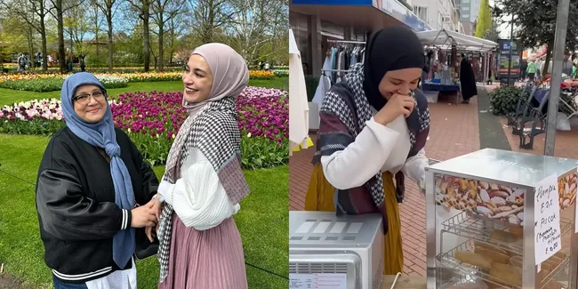 Bantu Fanny Bauty, Ini 7 Potret Shireen Sungkar Jualan Gorengan dan Masakan Padang di Belanda - Sampai Ada yang Ngambek karena Tidak Terlayani
