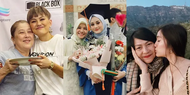 Jarang Tersorot, Inilah 10 Potret Kebersamaan Seleb Cantik Bareng Ibunda Tercinta