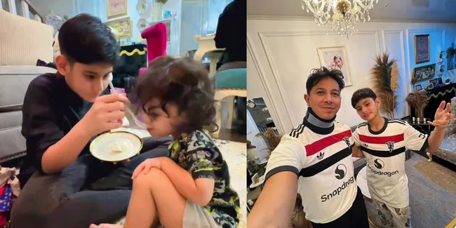 Begini Hangatnya Kedekatan King Faaz Anak Fairuz A Rafiq dengan Adik Tirinya
