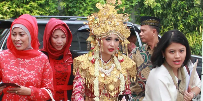 Begini Suasana Pernikahan Tertutup Putri Titian dan Junior Liem