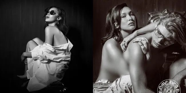 Bella Hadid Berpose Topless Dalam Pelukan Model Hot Jordan Barret