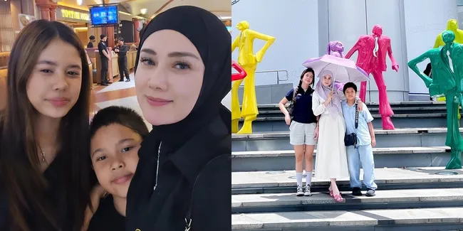 Biasa Berantem, Ini 7 Potret Akur Safeea Ahmad dan Muhammad Ali Anak Mulan Jameela
