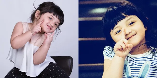 Bikin Gemas, Ini BTS Pemotretan Gaya Baby Arsy Berpose Pakai Celemek!