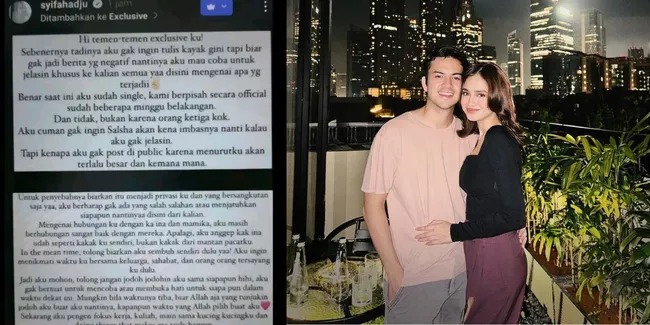 Bikin Heboh Publik! Syifa Hadju Ungkap Alasan Putus dengan Rizky Nazar Setelah 5 Tahun Pacaran