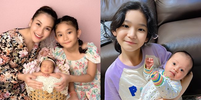 Disebut Mirip Suga BTS Versi Cewek, Ini 7 Potret Bilqis Anak Ayu Ting Ting yang Penuh Kasih Saat Momong Adik Sepupu