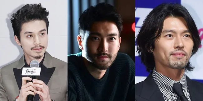 8 Potret Aktor Korea Makin Ganteng dengan Brewok, Bikin Penggemar Rela Nyapu Nggak Bersih