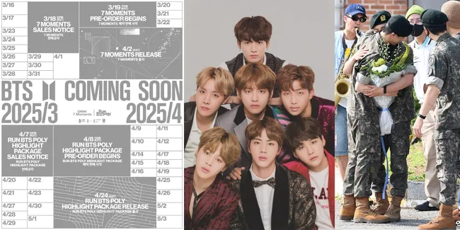 BTS Ramai Jadi Obrolan Setelah Umumkan 'BTS 7 Moments' dan 'RUN BTS POLY HIGHLIGHTS PACKAGES'