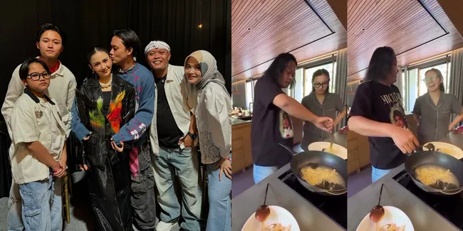 Bukti Disayang Mertua, 7 Potret Akrab Mahalini dan Sule - Penuh Humor Receh Saat Memasak