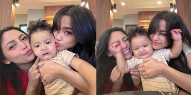 Bukti Persahabatan Yang Rekat, Fuji dan Rachel Vennya Bahagia Bisa Foto Bareng Anak Erika Carlina