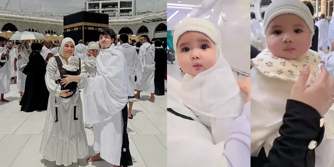 Cantik dan Bikin Gemas, 7 Potret Azura Anak Atta Halilintar dan Aurel Hermansyah Saat Umrah