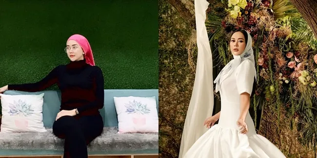 Cantik Meneduhkan - Bikin Hati Adem, Ini 6 Potret Aura Kasih Saat Kenakan Hijab