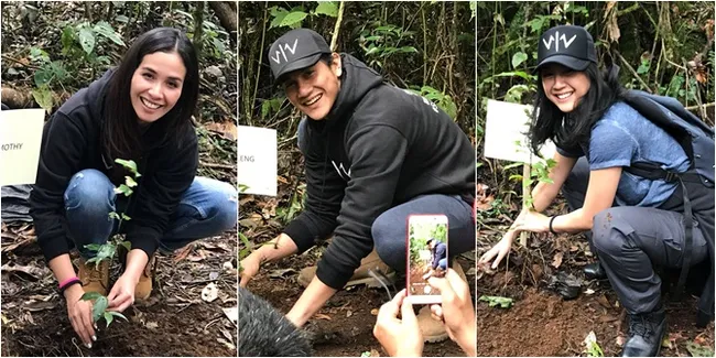 Cast 'WIRO SABLENG' Tanam 212 Bibit Pohon di Hutan Lindung