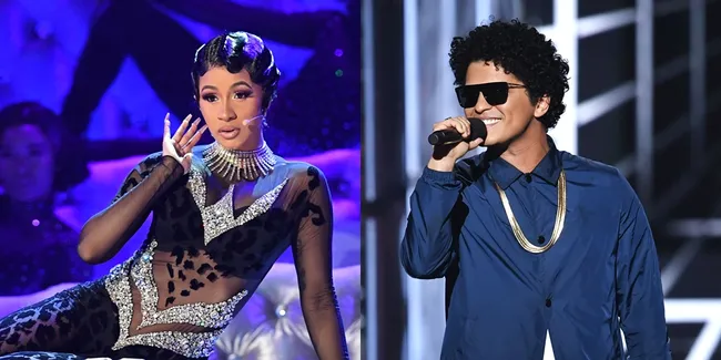 Cuti Hamil Berakhir, Cardi B Siap Come Back Gandeng Bruno Mars!