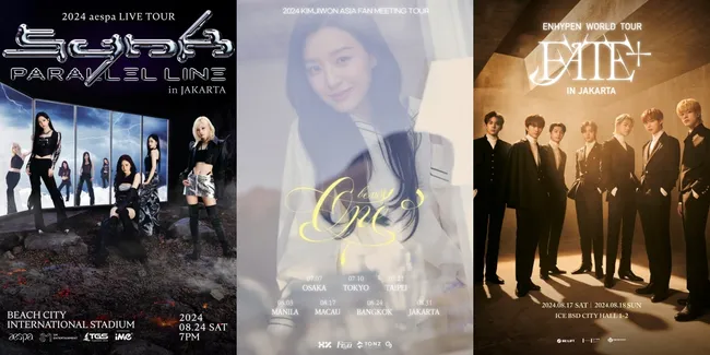 Daftar Konser K-Pop dan Fan Meeting Agustus 2024 di Jakarta Indonesia, Ada Kim Ji Won - ENHYPEN