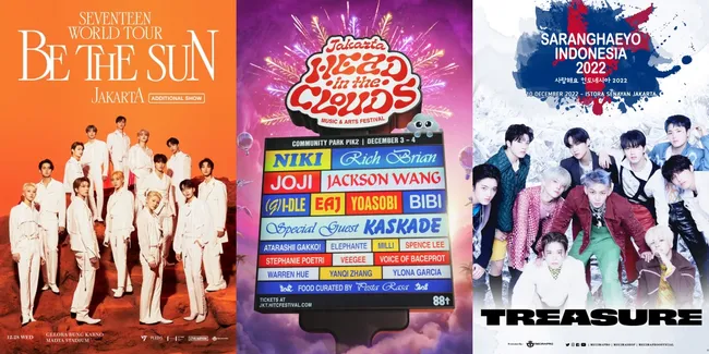 Daftar Konser K-Pop dan Fan Meeting Desember 2022 di Jakarta - Indonesia: SEVENTEEN Datang Lagi - TREASURE Tampil Perdana di Tanah Air