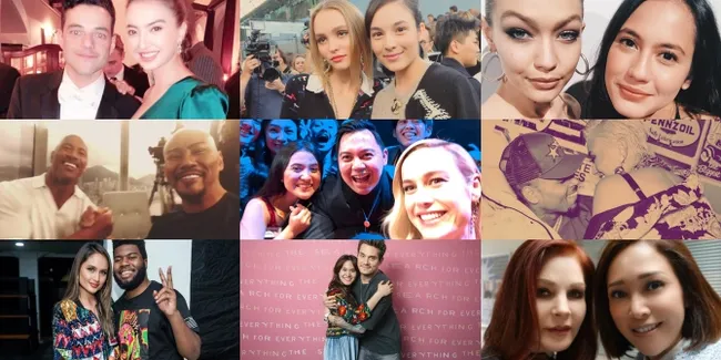Daftar Selebriti yang Pernah Foto Bareng Selebriti Hollywood