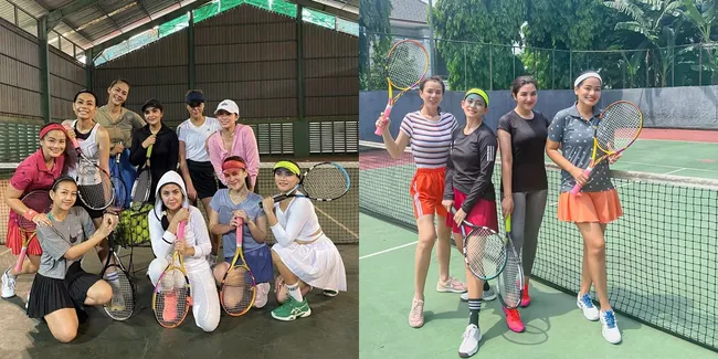 Potret Ashanty hingga Wulan Guritno Saat Olahraga Tenis, Netizen Salfok ke Pinggang yang Ramping - Heran Sudah Jadi Ibu Tapi Tubuh Tetap Ideal