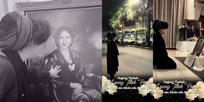 Datang Melayat, Anne Avantie Lihat Banyak Karangan Bunga - Pandangi Kediaman Titiek Puspa: Kapan-Kapan Fitting di Surga Ya Eyang