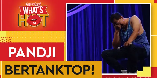 Deddy Bikin Pandji Bertanktop di Roasting Night Jicomfest 2019