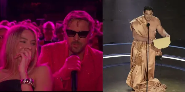 Deretan Momen Terbaik dan Menghebohkan di Malam Penghargaan Piala Oscar 2024