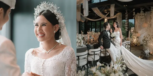 Detail Busana Shenina Cinnamon dari Kebaya Akad yang Anggun hingga Gaun Mini After Party