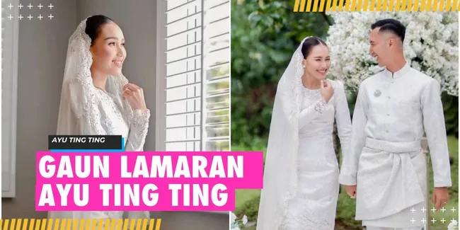 Detail Gaun Lamaran Ayu Ting Ting, Disebut Mirip Baju Istri Pangeran Mateen