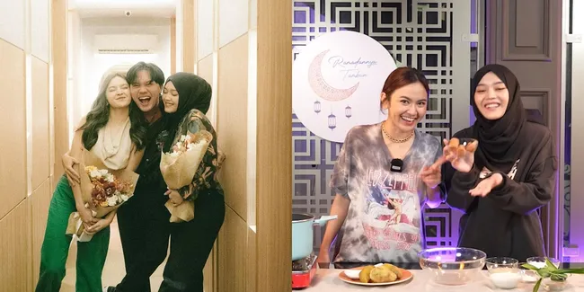 Didoakan Berjodoh, Ini 7 Potret Kedekatan Mahalini dengan Putri Delina dan Adik-Adik Rizky Febian Lainnya