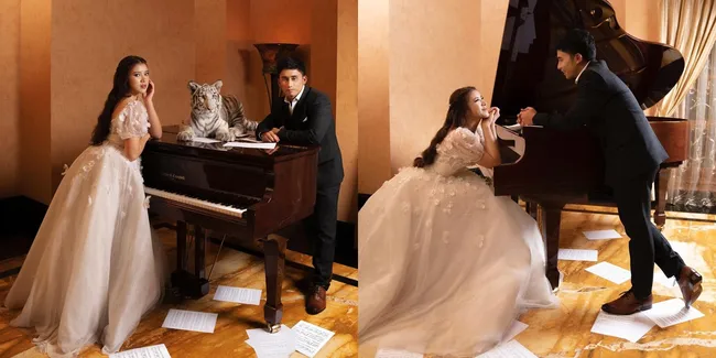 Diduga Jalani Prewed, Ini 7 Photoshoot Terbaru Tiara Andini dan Alshad Ahmad - Selen si Harimau Putih Juga Ikut