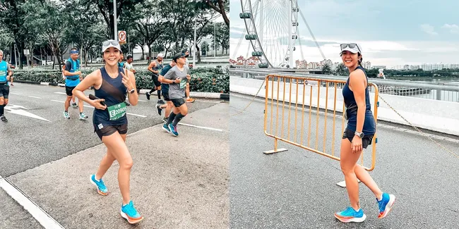 Dikenal Sosoknya yang Lemah Lembut, Ini Bukti Gisella Anastasia Strong Woman - Ikut Triathlon dan Berhasil Finish