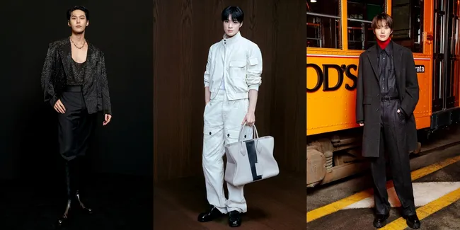 DOYOUNG, JUNGWOO, JENO NCT Hadiri Fashion Week di Italia