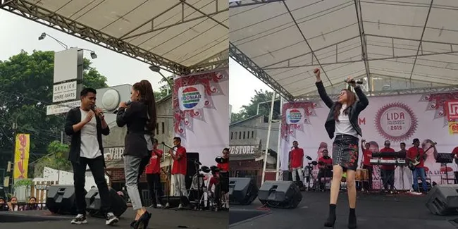 Duet Seru Fildan dan Dila D'Academy Tutup Panggung Demam LIDA 2019 di Kota Bekasi