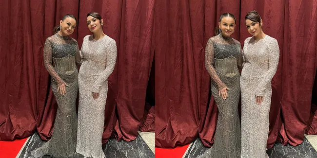 Elegan dan Berkelas, Potret Cantik Nagita Slavina Berfoto Bareng Rossa Pancarkan Aura Bintang