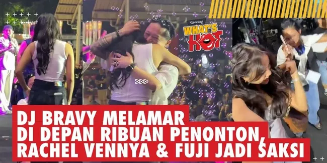 Erika Carlina Resmi Dilamar Di Panggung Festival! Fuji Dan Rachel Vennya Jadi Saksi
