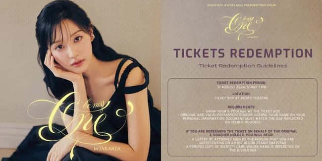 Fan Meeting 'Be My One' Kim Ji Won Semakin Dekat, Begini Cara Penukaran Tiketnya