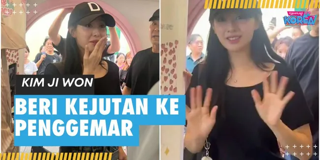 Fan Service Jempolan, Kim Ji Won Beri Kejutan Kunjungan ke Fan Cafe