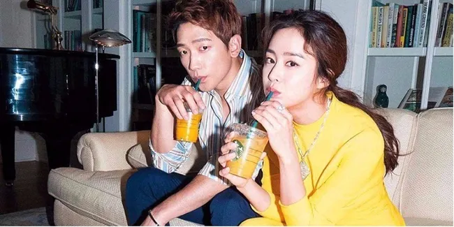 FOTO: Babymoon, Rain dan Kim Tae Hee Tampil Sederhana di Bandara Italia