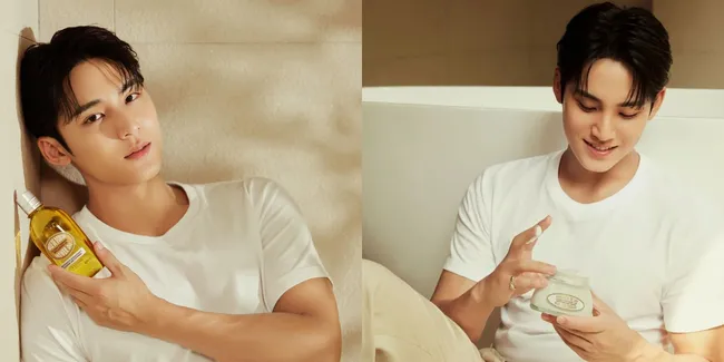 Foto Mingyu SEVENTEEN Saat Pemotretan Dibocorkan Staf, L'Occitane Buka Suara