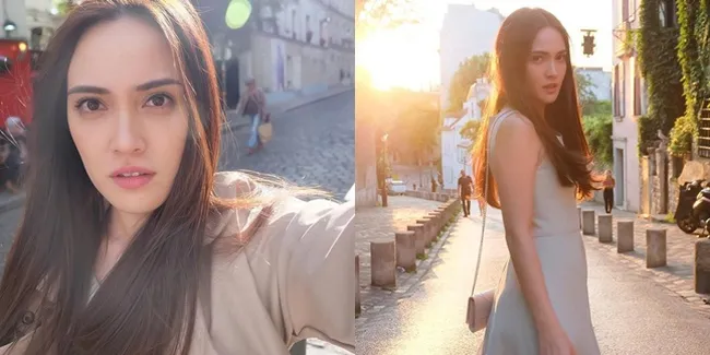 FOTO: Pakai Dress Rancangan Sendiri, Shandy Aulia Tampil Memukau!