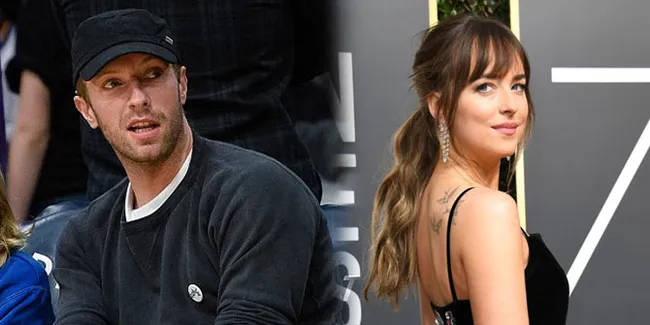 [FOTO] Tertangkap Kamera! Dakota Johnson & Chris Martin Tertawa Saat Kencan