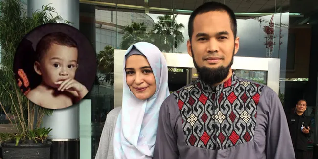 FOTO: Teuku Wisnu Kaget Melihat Baby Adam Ikutan Sahur