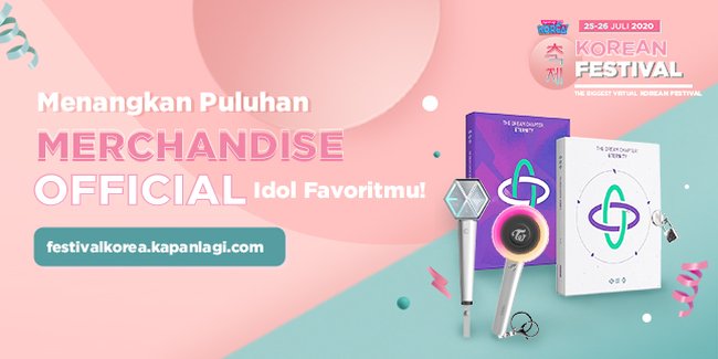 Gabung Kapanlagi Korean Festival Ada Puluhan Merchandise K Pop Official Yang Siap Dibawa Pulang Kapanlagi Com