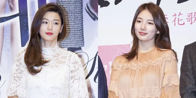 Gantikan Jun Ji Hyun, Suzy Miss A Pamer Leher Jenjang Menggoda