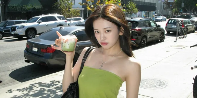 Gaya Musim Panas An Yu Jin IVE: Nuansa Hijau yang Segar dan Simpel