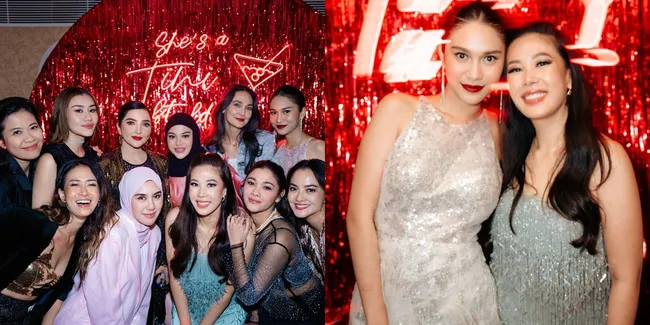 Gaya Seleb yang Hadir di Ultah Marlene Hariman, Aurel Hermansyah Curi Perhatian - Azizah Salsha Paling Disorot