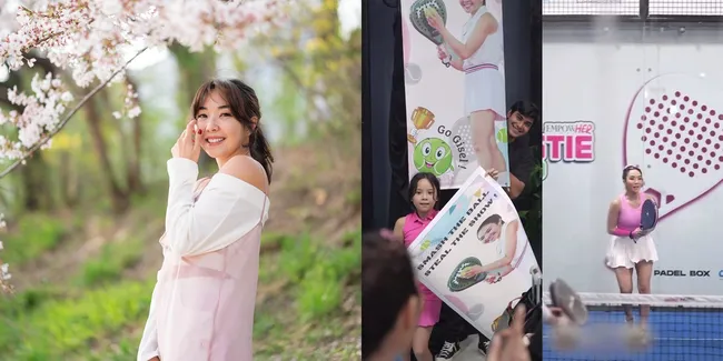 Gempi dan Cinta Brian Terlihat Bersama Dukung Gisella Anastasia Tanding Padel